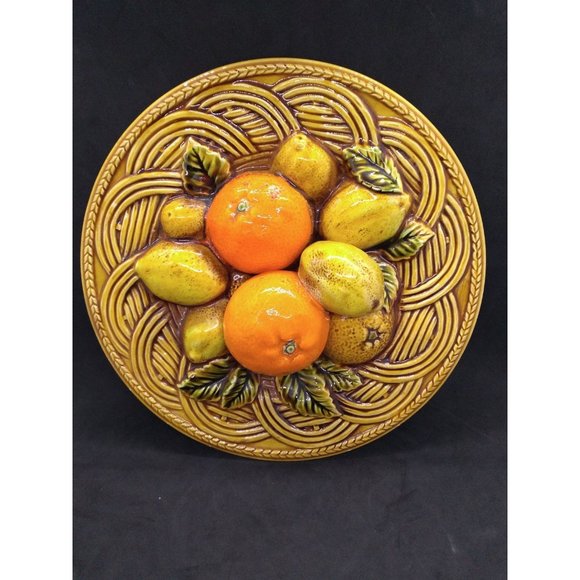 Vintage 60s INARCO Japan fruit wall hanging display decor - Picture 2 of 12